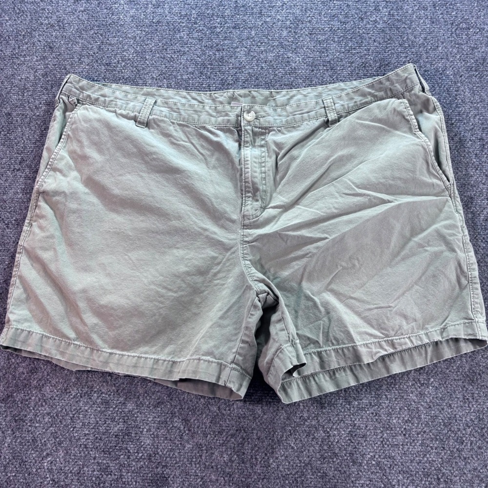 Columbia PFG Shorts Women 44W Sage Green Cotton Canvas Fishing Utility 6L